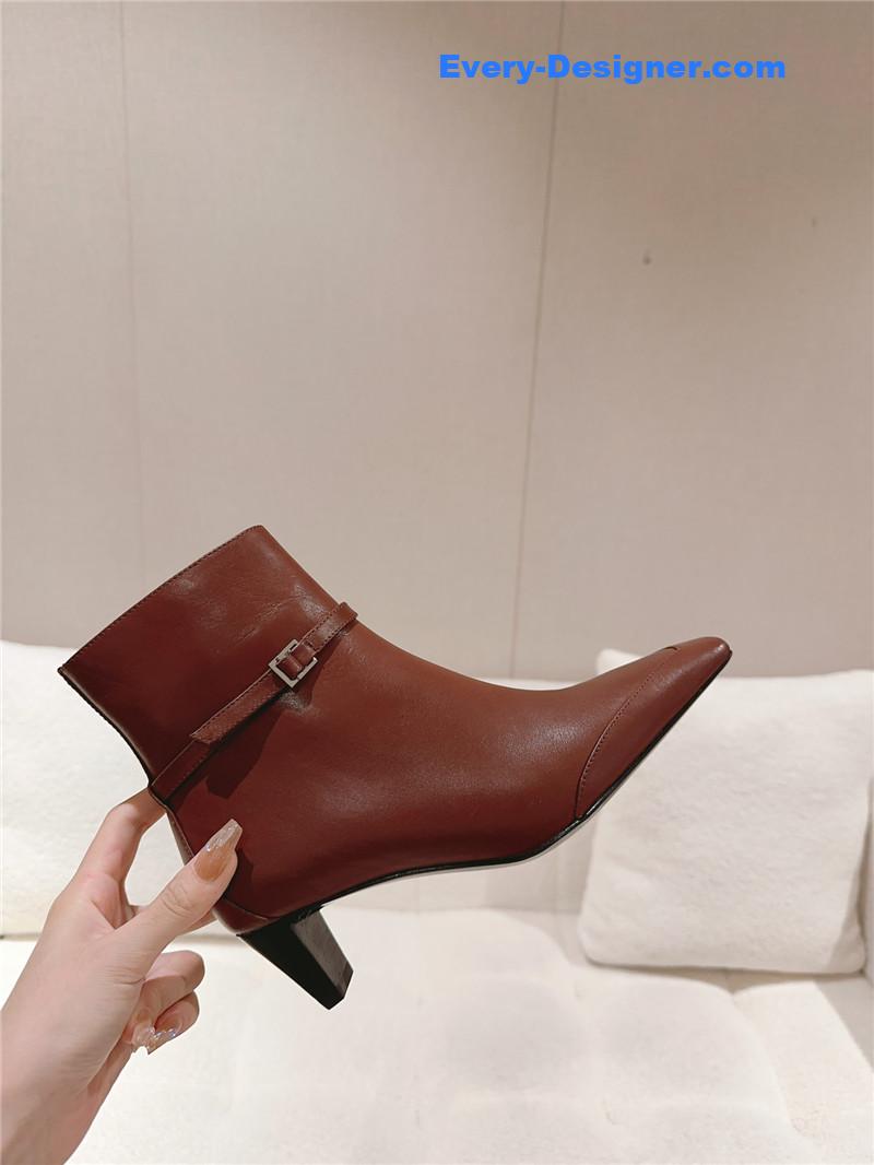 Ce1i*e british pointed toe early autumn ankle boots