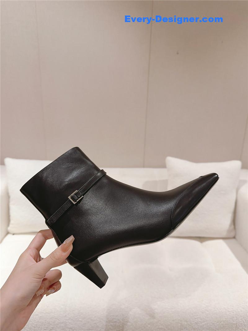 Ce1i*e british pointed toe early autumn ankle boots