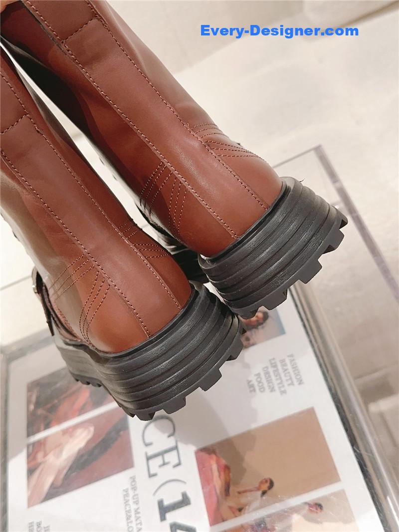 jil sander square toe martin boots