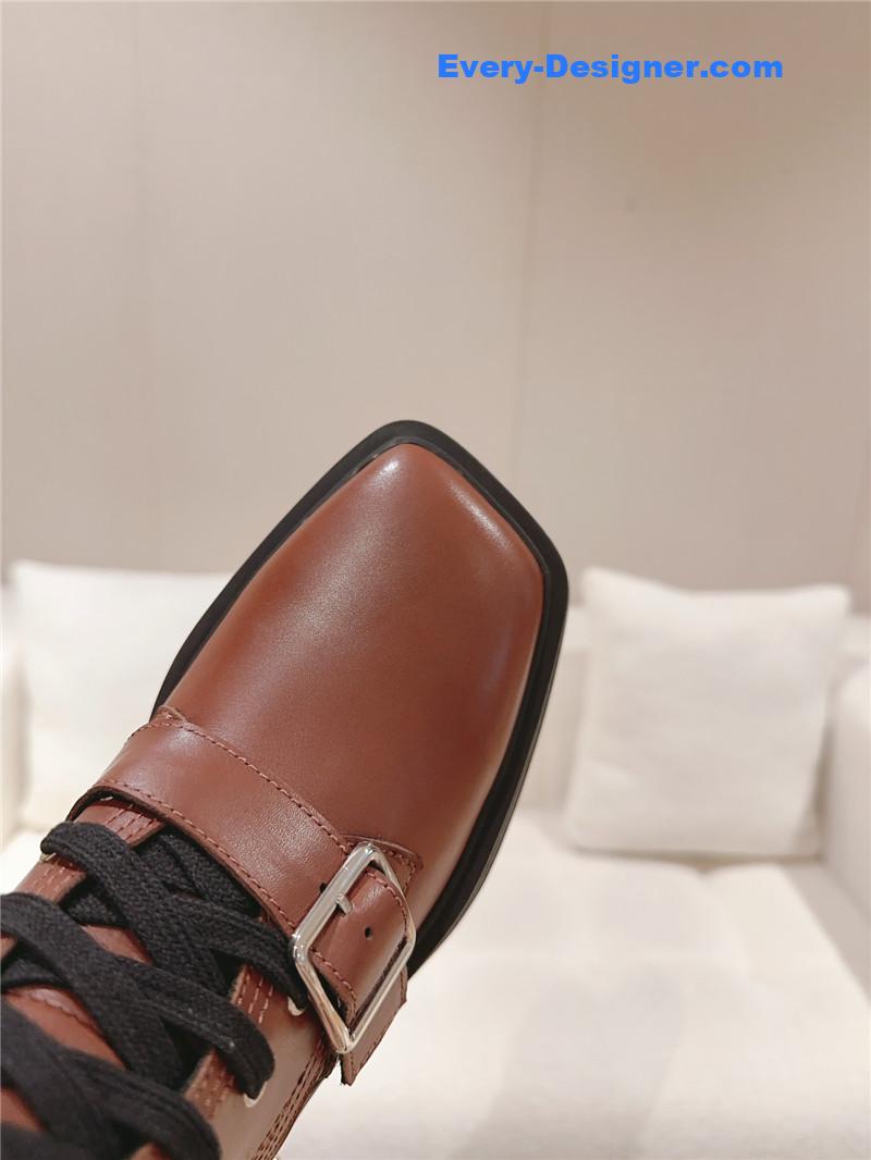 jil sander square toe martin boots