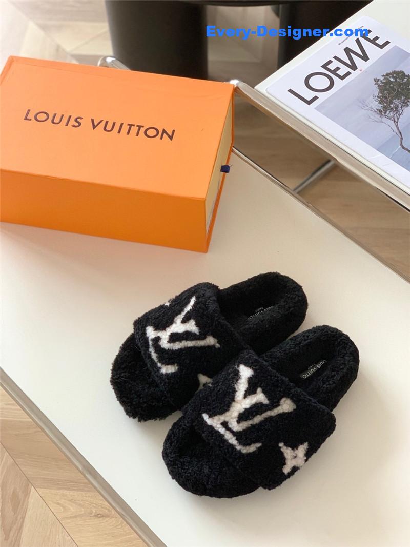 l0vis Vvtt0n lv new sheepskin wool slippers