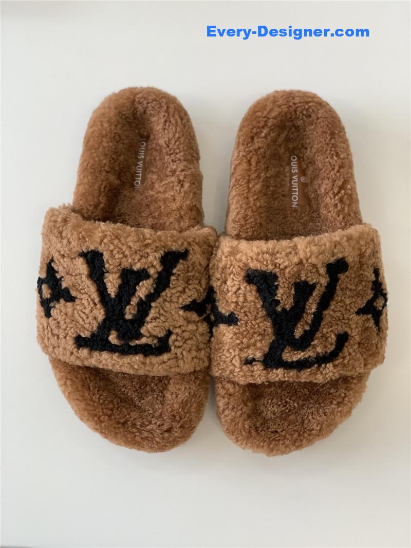 l0vis Vvtt0n lv new sheepskin wool slippers
