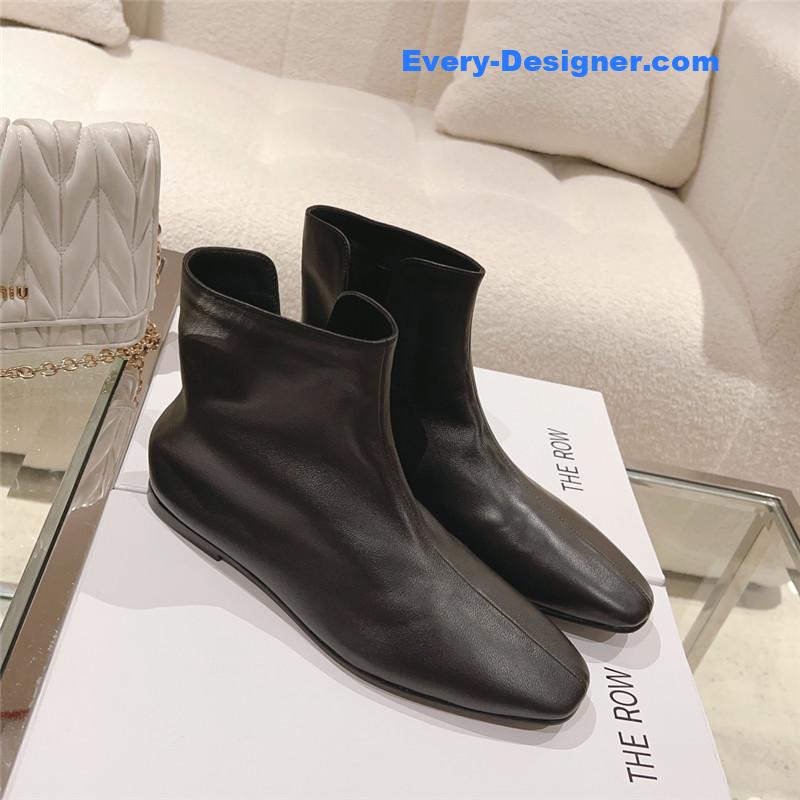 The Row autumn and winter new flat boots