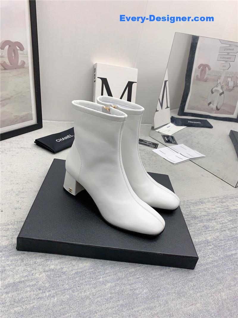 CC autumn and winter all-match elastic ankle boots