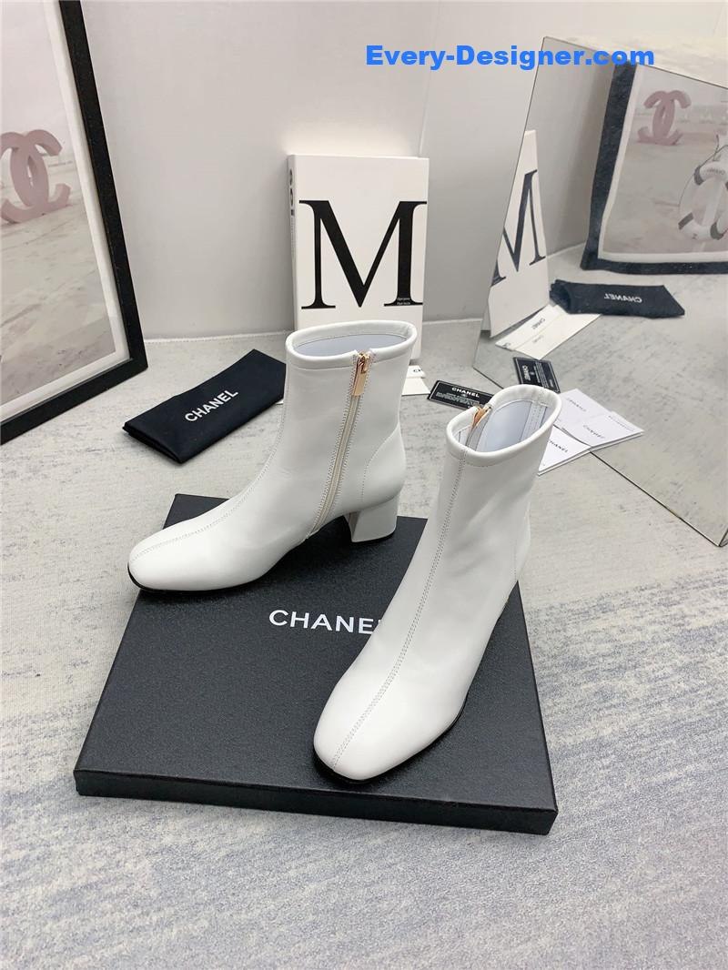 CC autumn and winter all-match elastic ankle boots