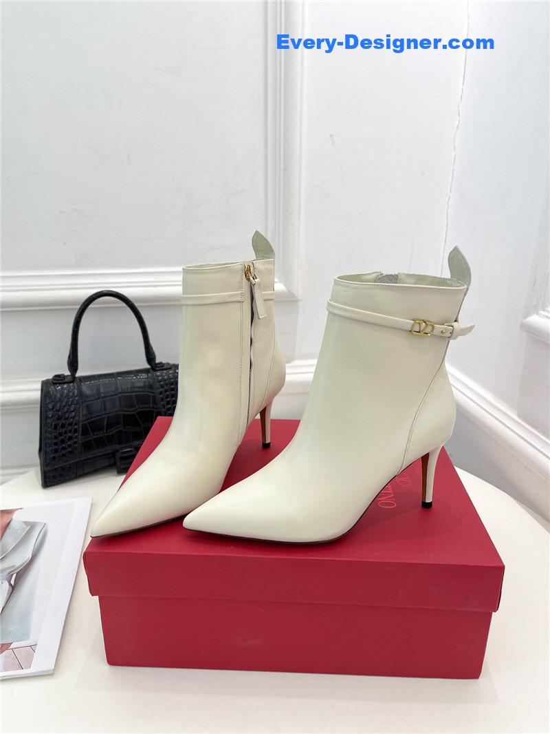 valentino new high heel nude boots