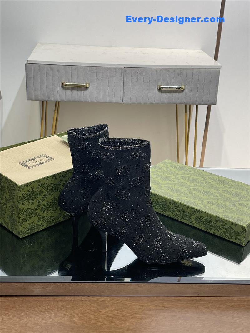 Gvc*1 new gg knitted ankle boots