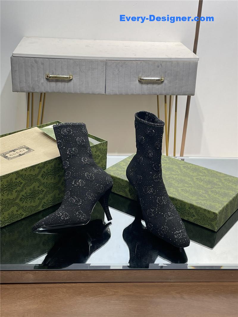 Gvc*1 new gg knitted ankle boots