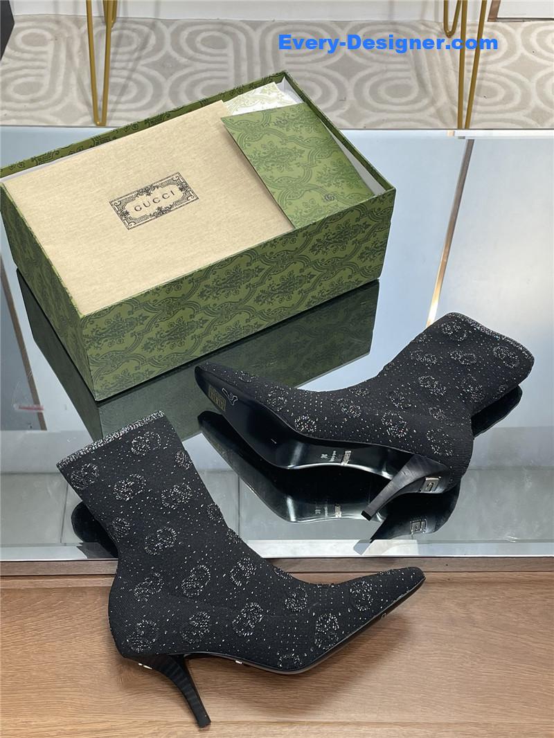 Gvc*1 new gg knitted ankle boots