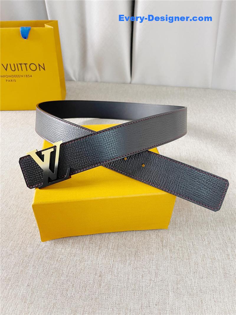 l0vis Vvtt0n lv two-color letter buckle double-sided belt