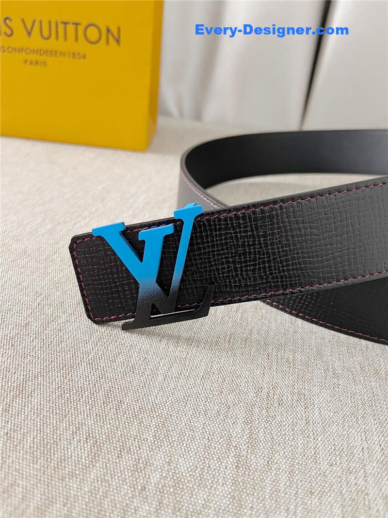 l0vis Vvtt0n lv two-color letter buckle double-sided belt