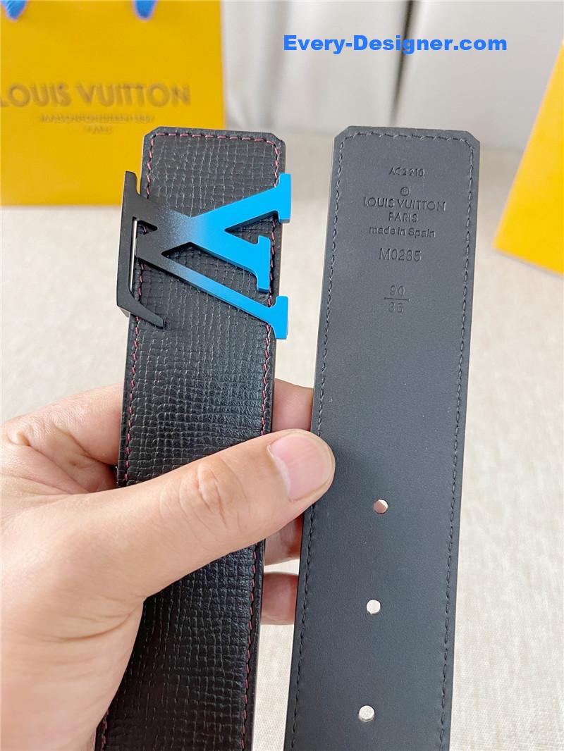 l0vis Vvtt0n lv two-color letter buckle double-sided belt