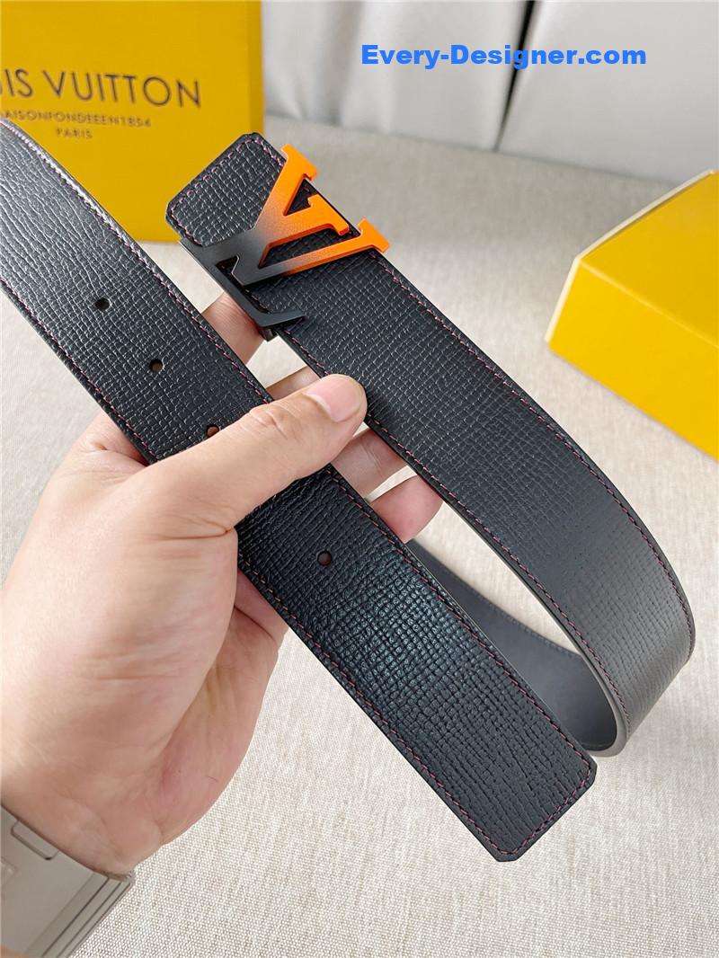 l0vis Vvtt0n lv two-color letter buckle double-sided belt