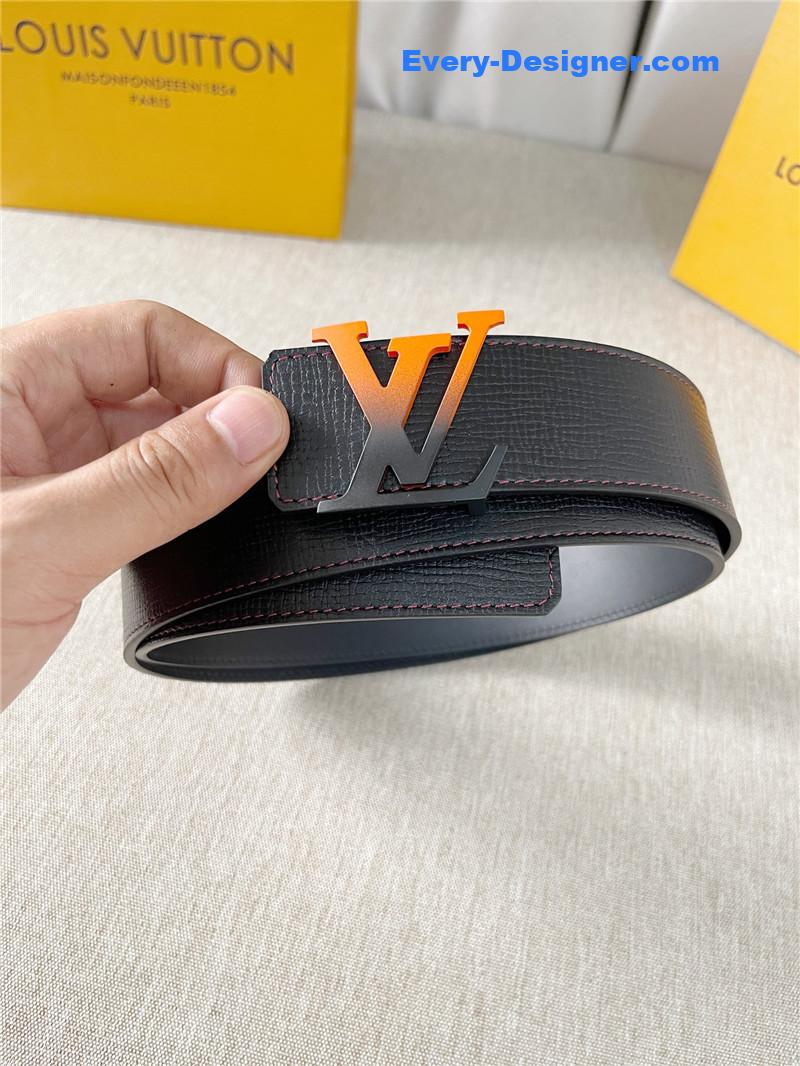 l0vis Vvtt0n lv two-color letter buckle double-sided belt