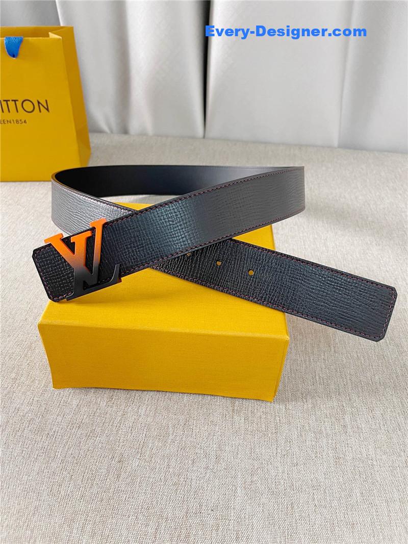 l0vis Vvtt0n lv two-color letter buckle double-sided belt