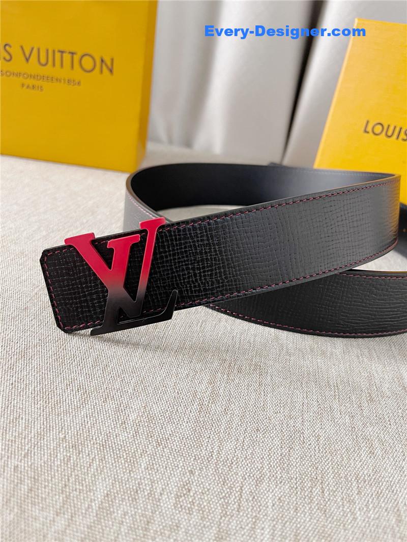 l0vis Vvtt0n lv two-color letter buckle double-sided belt