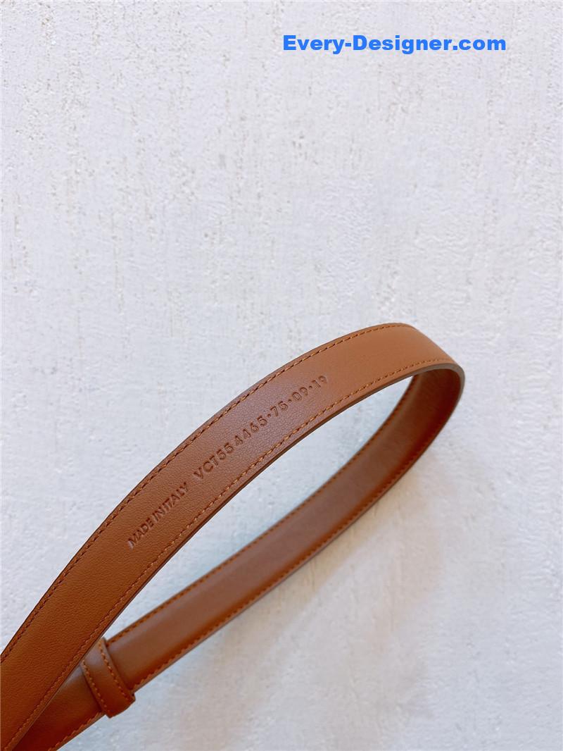 Y51 double buckle narrow belt