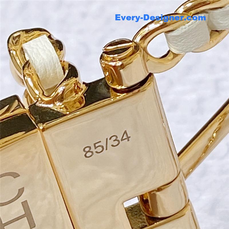 Chanel swivel hardware buckle belt