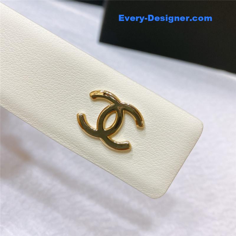 Chanel swivel hardware buckle belt