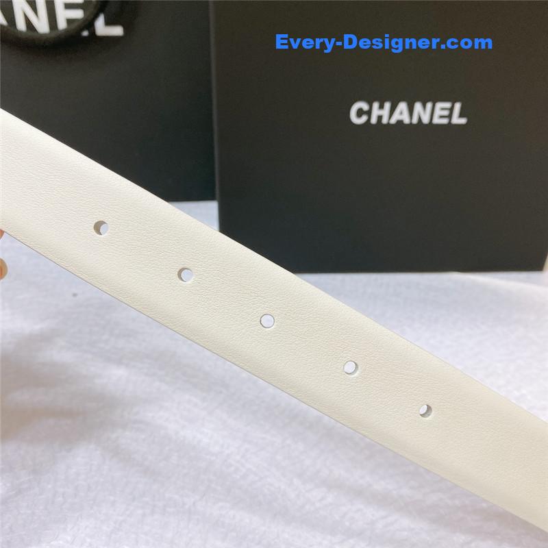 Chanel swivel hardware buckle belt