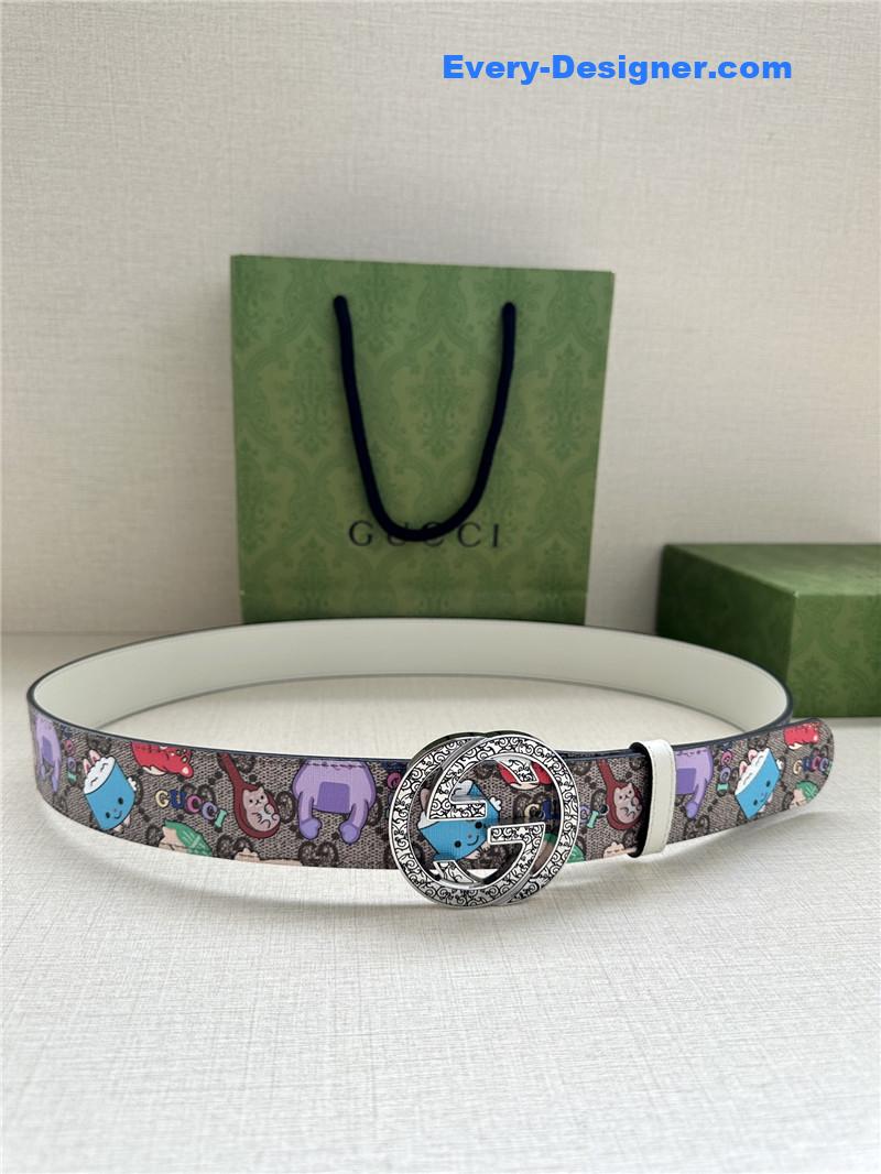 Gucci GG Supreme canvas belt