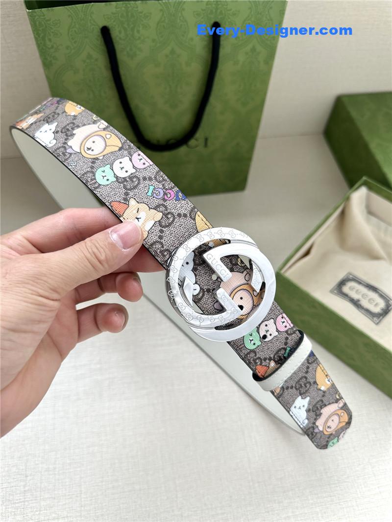 Gucci GG Supreme canvas belt