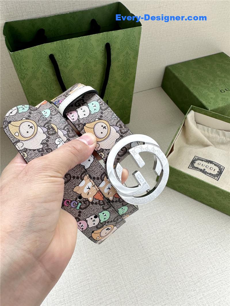 Gucci GG Supreme canvas belt