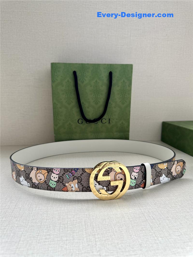 Gucci GG Supreme canvas belt