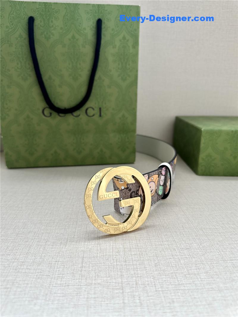 Gucci GG Supreme canvas belt