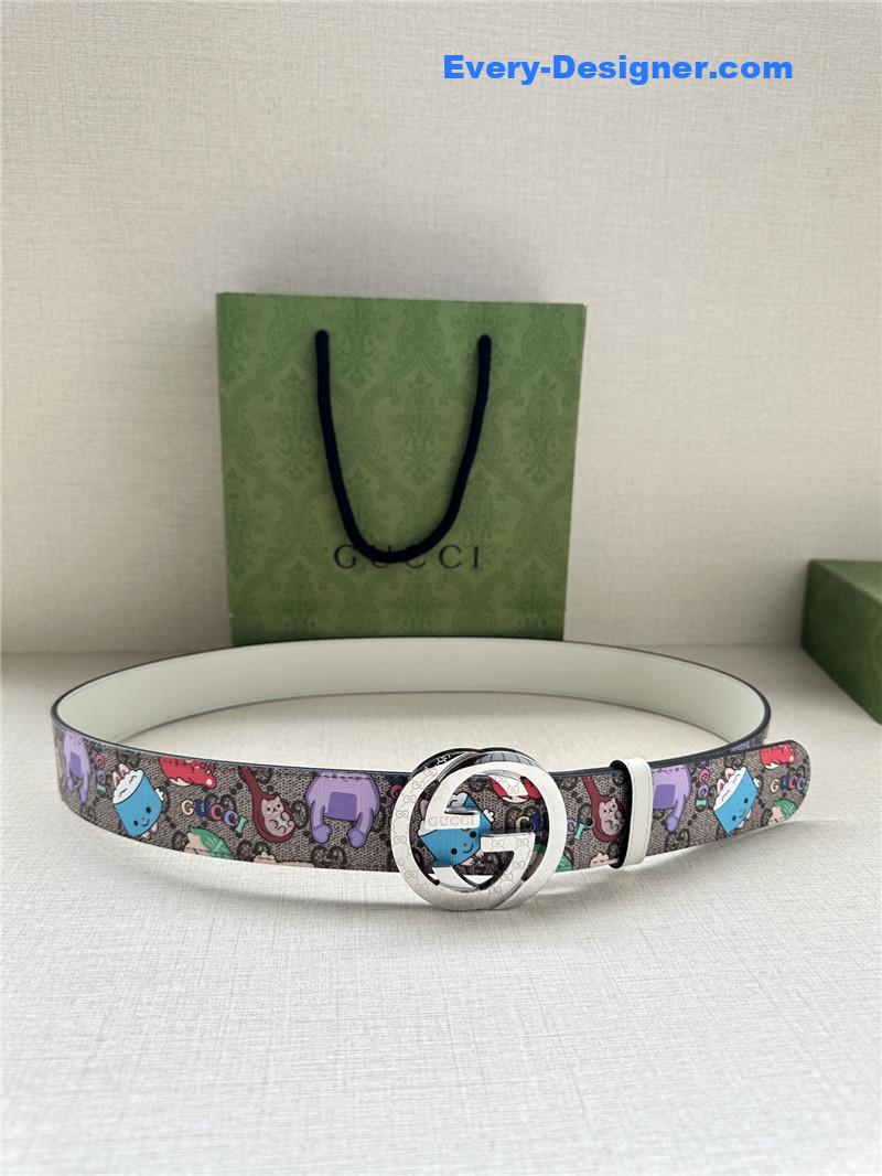 Gucci GG Supreme canvas belt