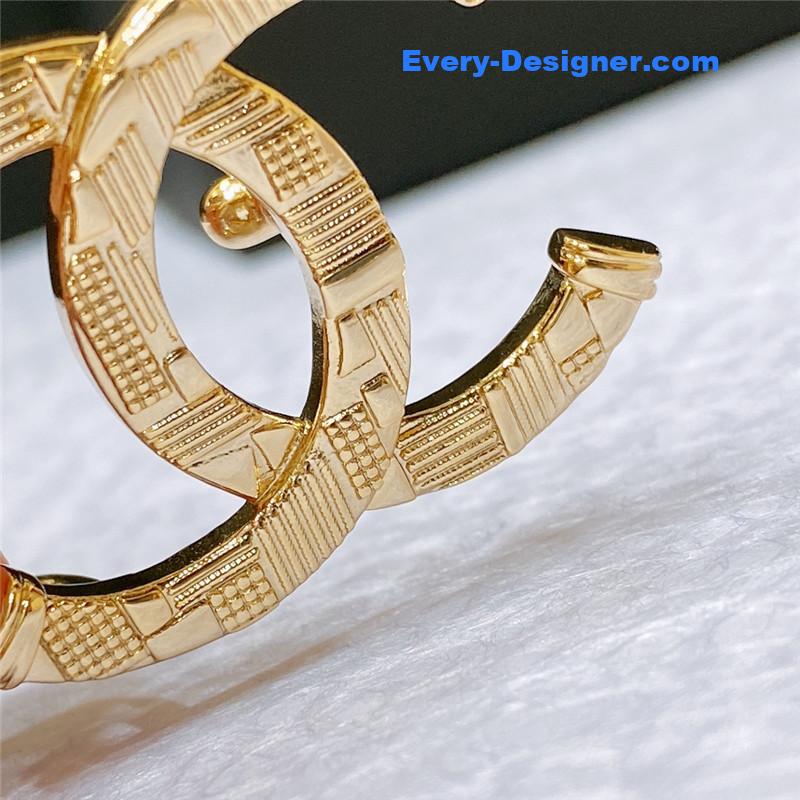 Ch**el cc engraved craft logo buckle belt