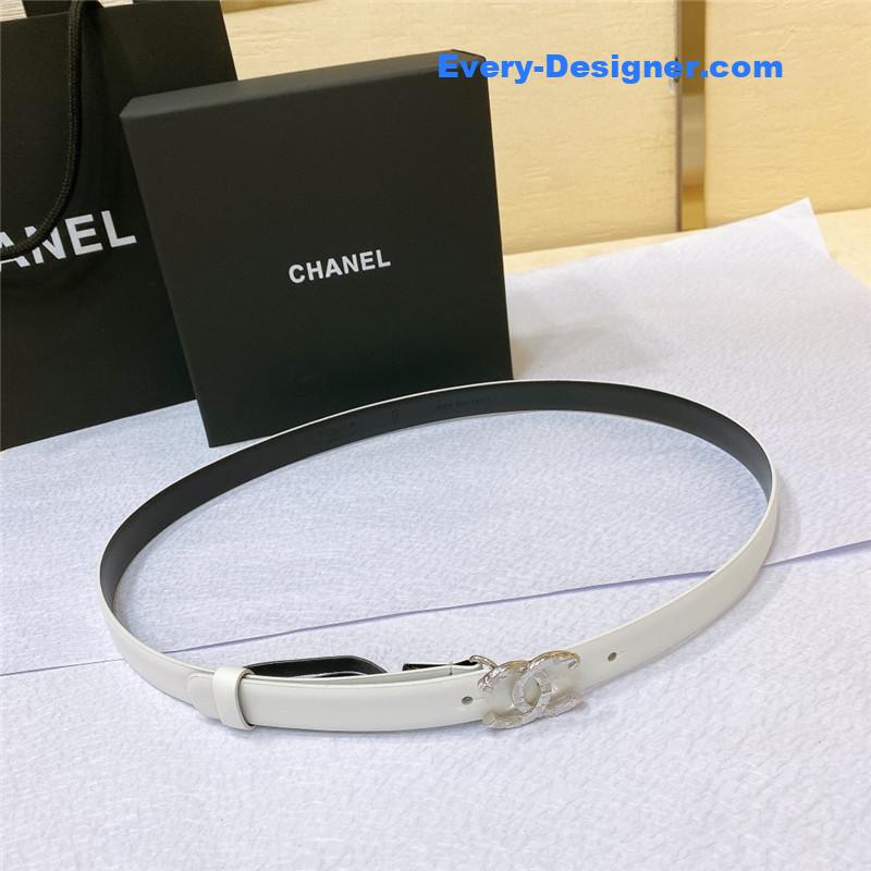 Chanel cc engraved craft logo buckle belt