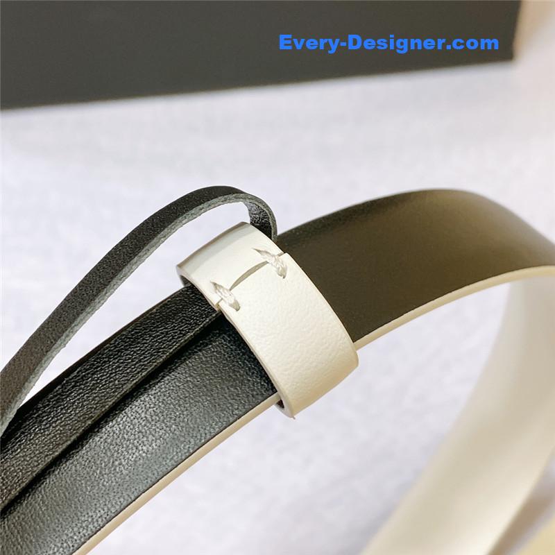 Ch**el cc engraved craft logo buckle belt