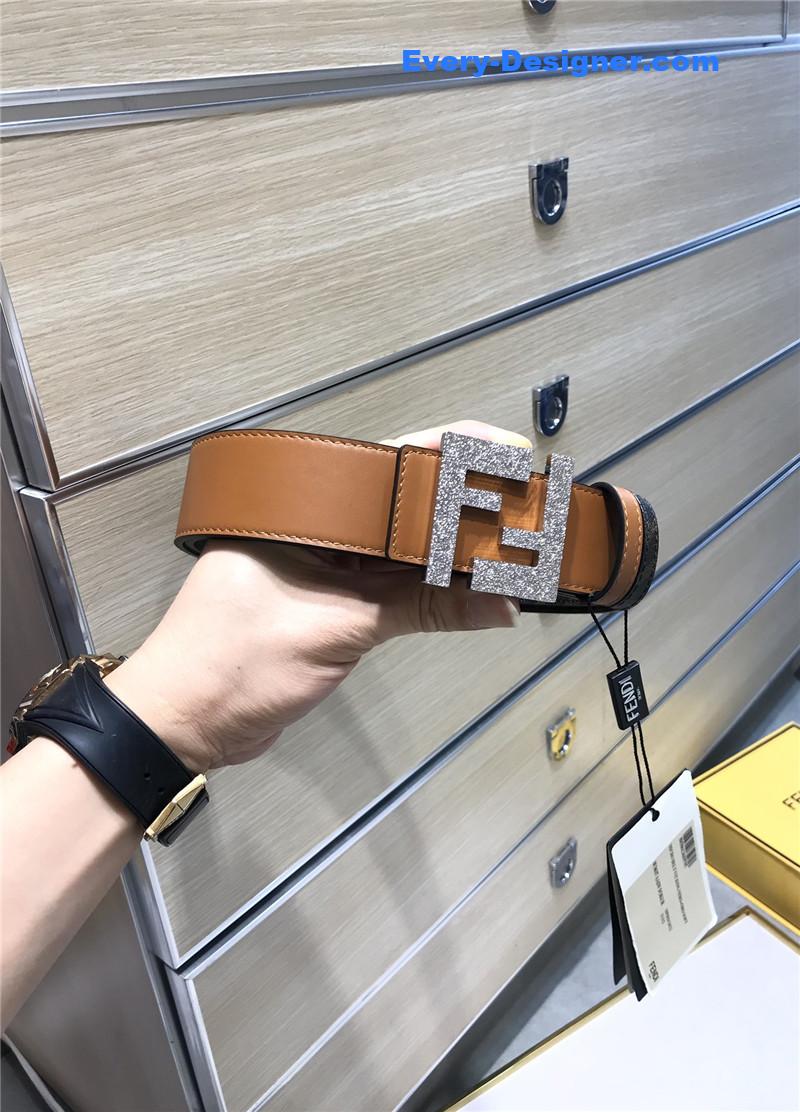 Fendi Squared FF Reversible Belt