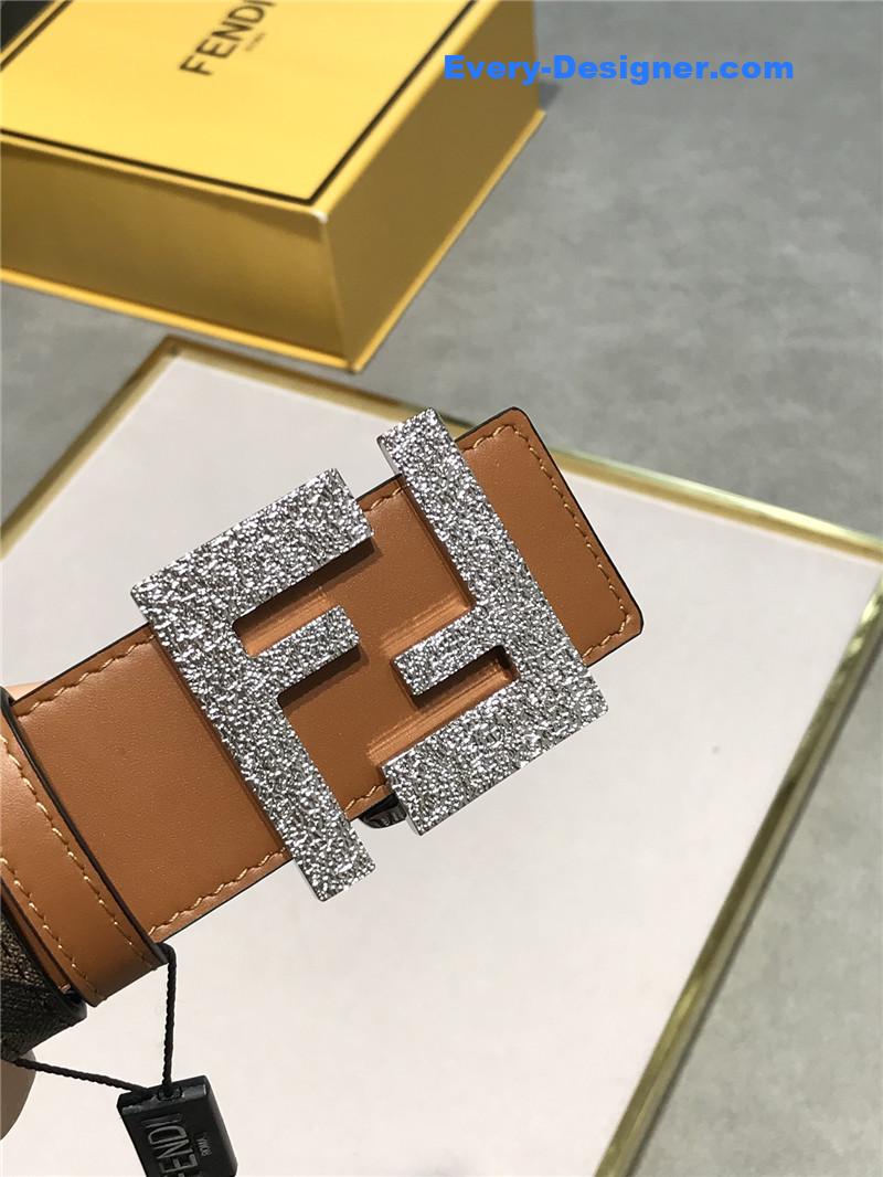 Fendi Squared FF Reversible Belt