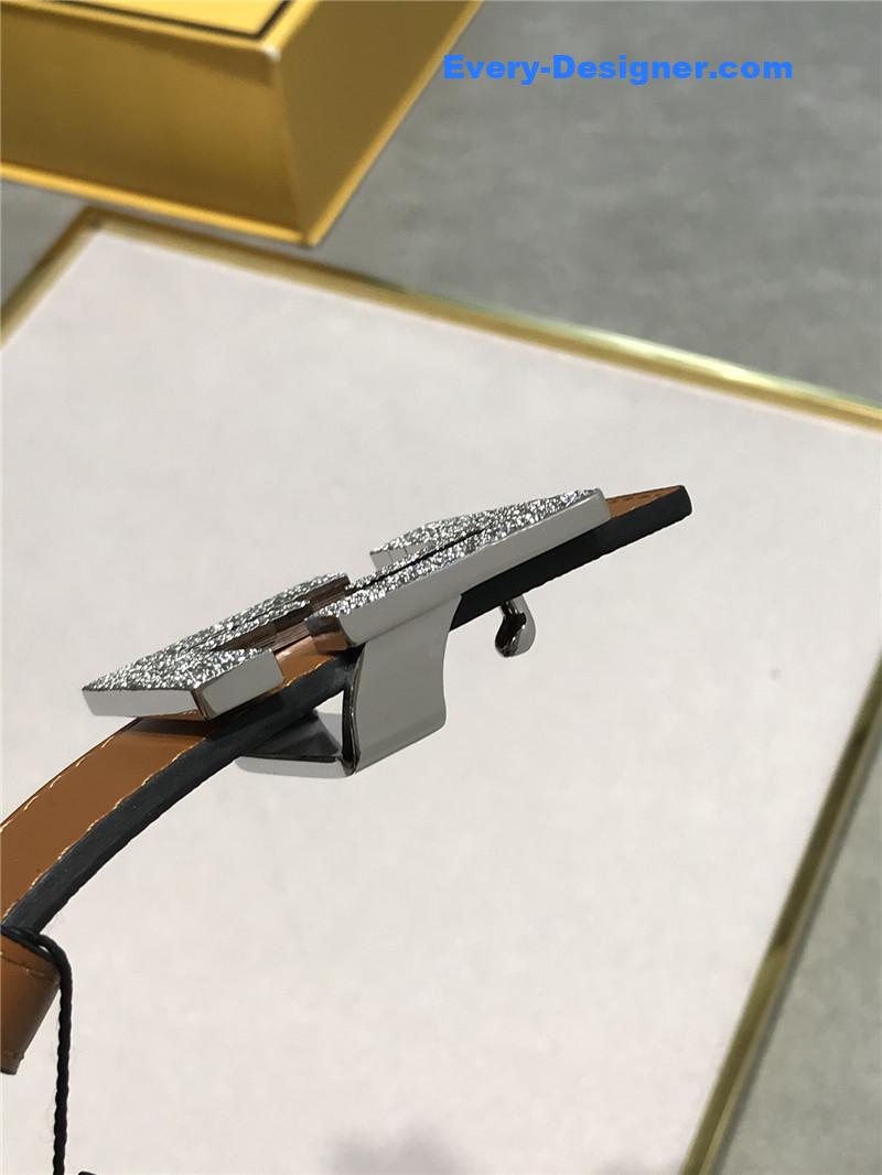 Fendi Squared FF Reversible Belt