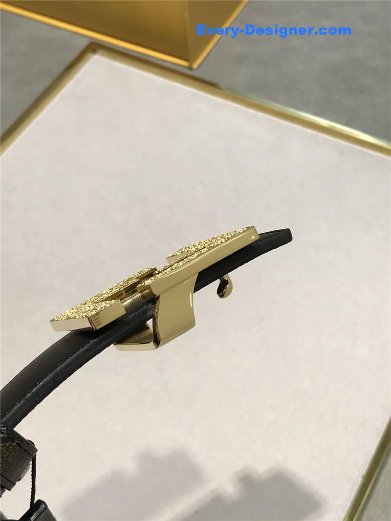 fendi belt in calfskin with printed canvas bottom