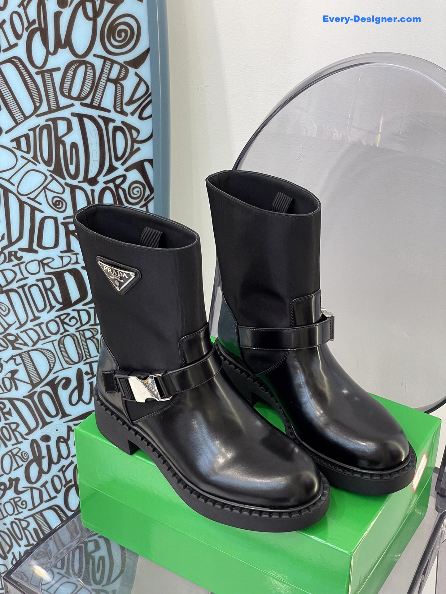 prada new mid calf boots