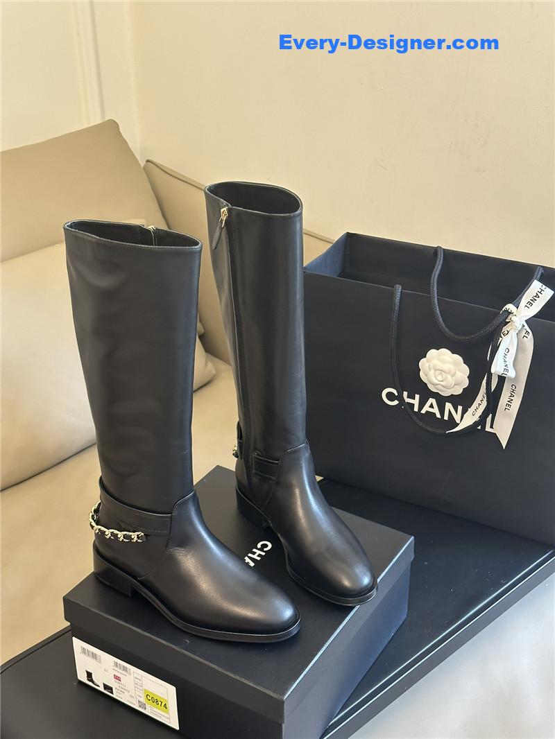 CC autumn winter chain ankle boots