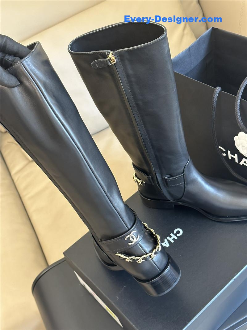 CC autumn winter chain ankle boots