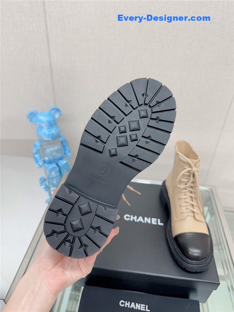 CC platform martin ankle boots