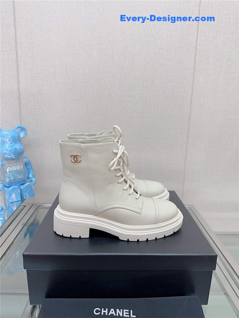 CC platform martin ankle boots