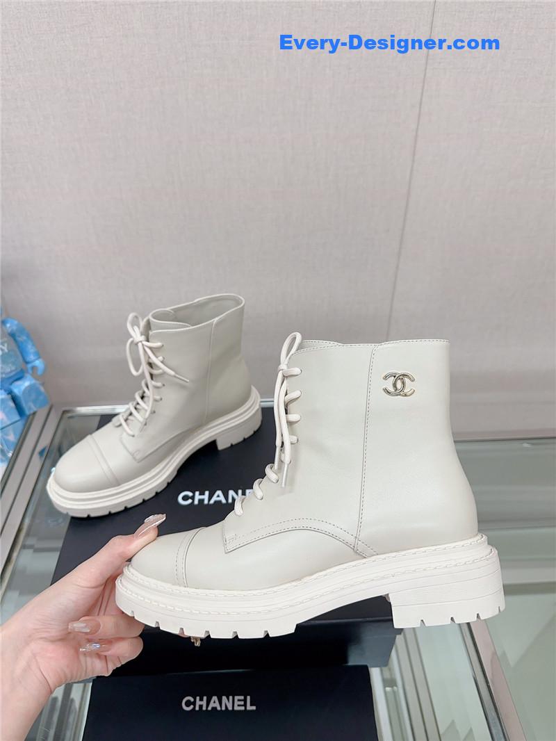 CC platform martin ankle boots