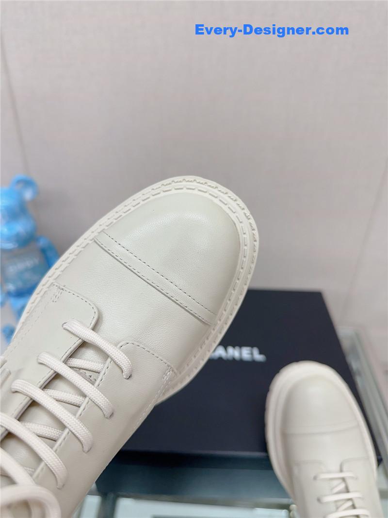 CC platform martin ankle boots