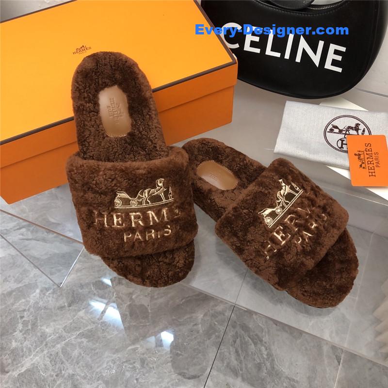 Hermes Fur Roll Cake Hair Ershuo