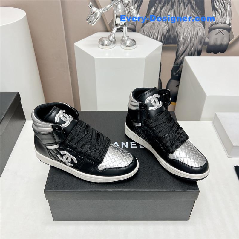 CC joint high top casual shoes