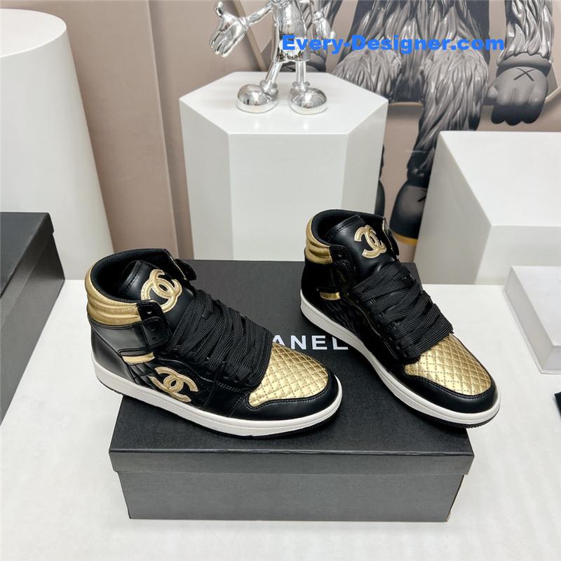 CC joint high top casual shoes