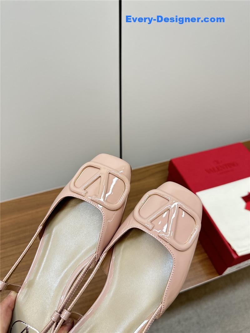 valentino new big V buckle sandals shoes