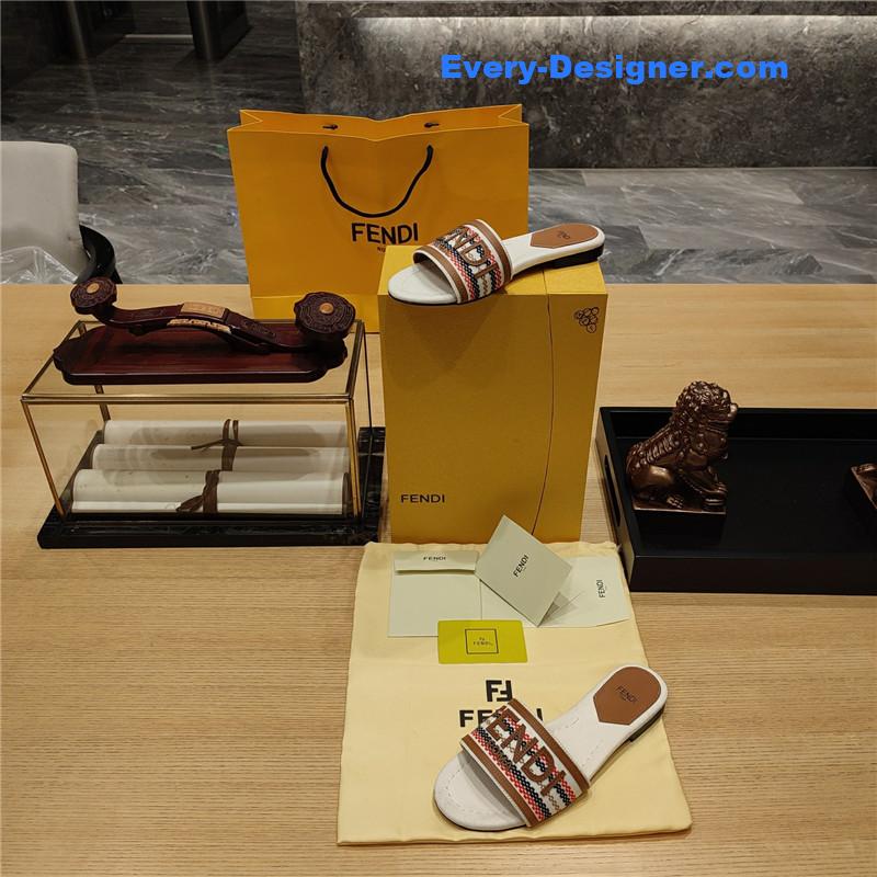 F**di haute couture flat sandals