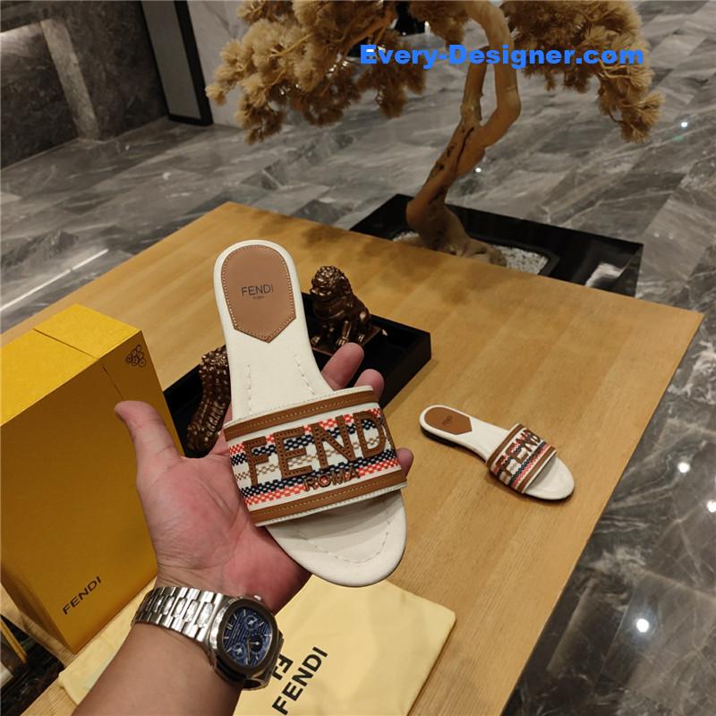 F**di haute couture flat sandals